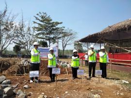 PELETAKAN BATU PERTAMA PEMBANGUNAN BALAI BUDAYA KALURAHAN NGALANG